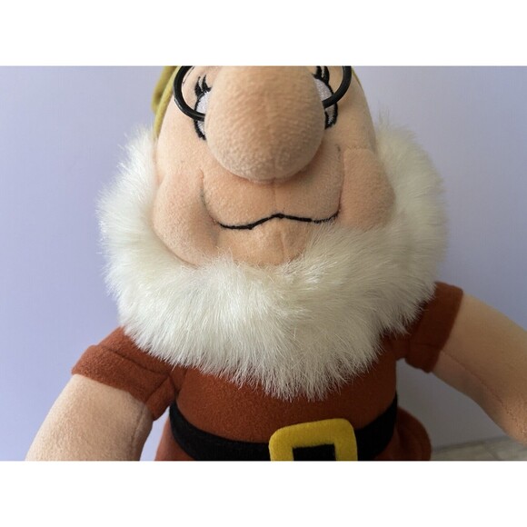 Disney Store Snow White and the Seven Dwarfs Doc Bendable Plush Stuffed 10" - Picture 3 of 7